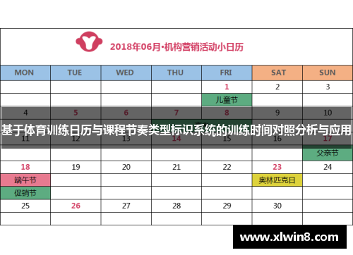 基于体育训练日历与课程节奏类型标识系统的训练时间对照分析与应用